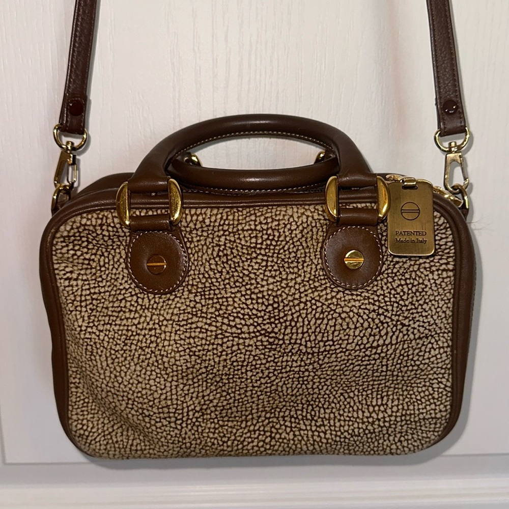 Borbonese Suede/Leather Mint Condition Shoulder B… - image 2